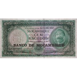 Mozambique - Pick 117 - 100 escudos - Série C - 27/03/1961 (1978) - Etat : NEUF