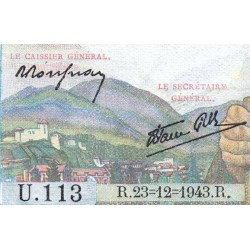 F 05-05 - 23/12/1943 - 5 francs - Berger - Série U.113 - Etat : NEUF