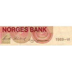 Norvège - Pick 43d - 100 kroner - Sans série - 1989 - Etat : TTB