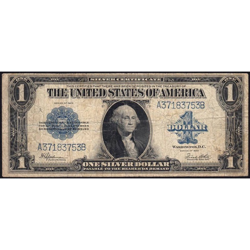 Etats Unis - Pick 342_1 - 1 dollar - Série A B - 1923 - Etat : TB-