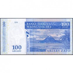 Madagascar - Pick 86b - 100 ariary - 500 francs - Série B G - 2004 (2007) - Etat : NEUF