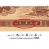 Chine - Banque Populaire - Pick 860b_2 - 1 fen - Série IX IV IX - 1953 - Etat : NEUF