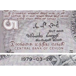 Sri-Lanka - Pick 84a - 5 rupees - Série F/26 - 26/03/1979 - Etat : NEUF