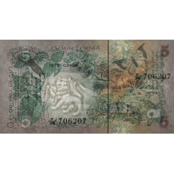 Sri-Lanka - Pick 84a - 5 rupees - Série F/26 - 26/03/1979 - Etat : NEUF