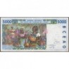 Togo - Pick 813Tk - 5'000 francs - 2002 - Etat : TTB