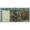 Togo - Pick 813Tk - 5'000 francs - 2002 - Etat : TTB