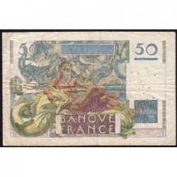 F 20-18 - 07/06/1951 - 50 francs - Le Verrier - Série D.178 - Etat : TB