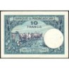 Madagascar - Pick 36b - 10 francs - Série L.1116 - 1937 - Etat : SUP-