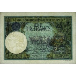 Madagascar - Pick 36b - 10 francs - Série L.1116 - 1937 - Etat : SUP-