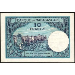 Madagascar - Pick 36c - 10 francs - Série X.1977 - 1948 - Etat : TTB+