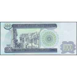 Irak - Pick 87 - 100 dinars - Série 0077 - 2002 - Etat : NEUF