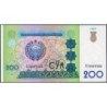 Ouzbékistan - Pick 80 - 200 som - Série HJ - 1997 - Etat : NEUF