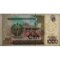 Ouzbékistan - Pick 82 - 1'000 som - Série OU - 2001 - Etat : SUP