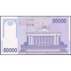 Ouzbékistan - Pick 85 - 50'000 som - Série AJ - 2017 - Etat : NEUF