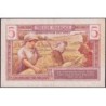 VF 29-01 - 5 francs - Trésor français - Territoires occupés - 1947 - Série A - Etat : TTB