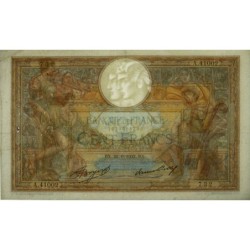 F 24-12a - 26/05/1933 - 100 francs - Merson grands cartouches - Série A.41002 - Etat : TTB