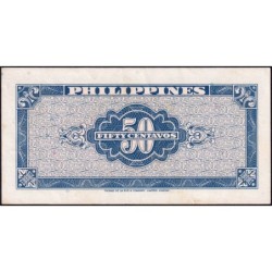 Philippines - Pick 131a - 50 centavos - Série B/U - 1949 (1954) - Etat : SPL+