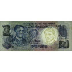 Philippines - Pick 142a_1 - 1 piso - Série A - 1949 (1969) - Etat : NEUF