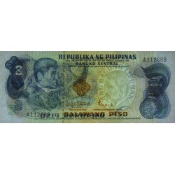 Philippines - Pick 152a_1 - 2 piso - Série A - 1949 (1974) - Etat : NEUF