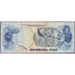 Philippines - Pick 152a_2 - 2 piso - Série PF - 1949 (1974) - Etat : TB-