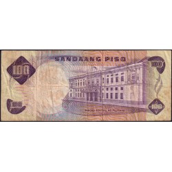 Philippines - Pick 157b - 100 piso - Série S - 1949 (1974) - Etat : TB-