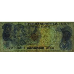 Philippines - Pick 159b - 2 piso - Série VW - 1949 (1981) - Etat : TB-