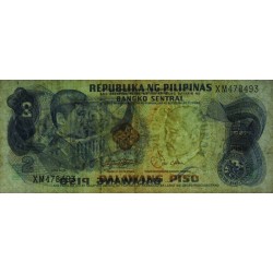 Philippines - Pick 159b - 2 piso - Série XM - 1949 (1981) - Etat : TB