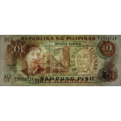 Philippines - Pick 161b - 10 piso - Série TV - 1949 (1981) - Etat : NEUF