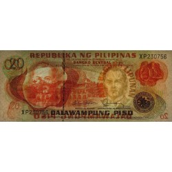 Philippines - Pick 162c - 20 piso - Série XP - 1949 (1984) - Etat : NEUF