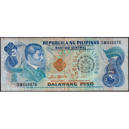 Philippines - Pick 166a - 2 piso - Série SM - 17/02/1981 - Commémoratif - Etat : TB