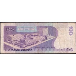 Philippines - Pick 172a_2 - 100 piso - Série BP - 1949 (1987) - Etat : TB-