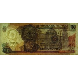 Philippines - Pick 181b_2 - 10 piso - Série BR - 1993 (1995) - Etat : TB