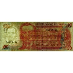 Philippines - Pick 182j_1 - 20 piso - Série VZ - 2005 - Etat : TB