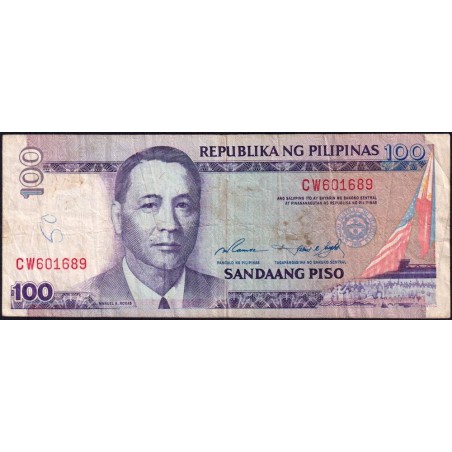 Philippines - Pick 184a - 100 piso - Série CW - Sans date (1995) - Etat : TB-