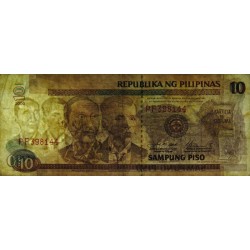 Philippines - Pick 187f_2 - 10 piso - Série PF - 2000 - Etat : TB