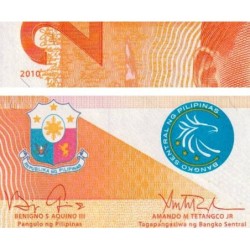 Philippines - Pick 206a_1a - 20 piso - Série M - 2010 - Etat : NEUF