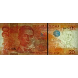 Philippines - Pick 206a_1a - 20 piso - Série M - 2010 - Etat : NEUF