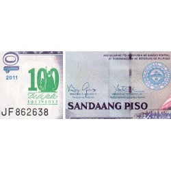 Philippines - Pick 212A - 100 piso - Série JF - 1911/2011 - Commémoratif - Etat : NEUF