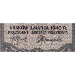 Pologne - Pick 95 - 20 zlotych - Série K - 01/03/1940 - Etat : TTB-