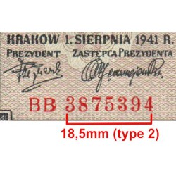 Pologne - Pick 99_2 - 1 zloty - Série BB - 01/08/1941 - Etat : NEUF