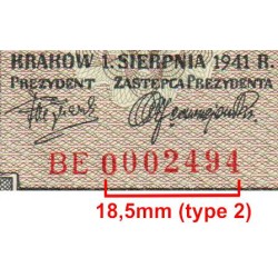 Pologne - Pick 99_2 - 1 zloty - Série BE - 01/08/1941 - Etat : NEUF