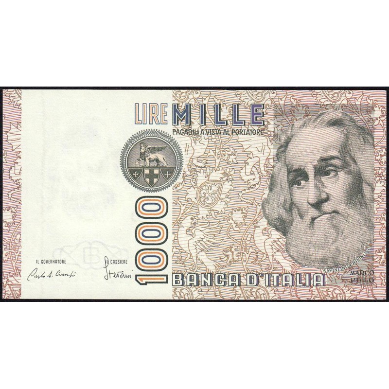 Italie - Pick 109a_2 - 1'000 lire - Lettre B - Série LB L - 06/01/1982 (02/05/1983) - Etat : pr.NEUF