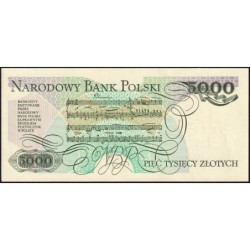 Pologne - Pick 150c - 5'000 zlotych - Série CU - 01/12/1988 - Etat : NEUF