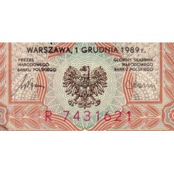 Pologne - Pick 153a_1 - 50'000 zlotych - Série R - 01/12/1989 - Etat : TTB