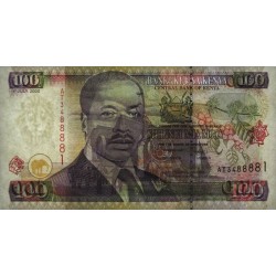 Kenya - Pick 37e - 100 shillings - Série AT - 01/07/2000 - Etat : NEUF