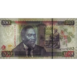 Kenya - Pick 48e - 100 shillings - Série HF - 16/07/2010 - Etat : NEUF