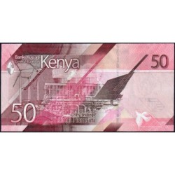 Kenya - Pick 52a - 50 shillings - Série AB - 2019 - Etat : NEUF