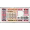 Liban - Pick 85br (remplacement) - 5'000 livres Série - Ax0 - 14/05/2008 - Etat : NEUF