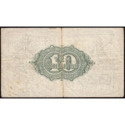 Royaume-Uni - Pick 358 - 10 shillings - Série P/54 - 1922 - Etat : TB+