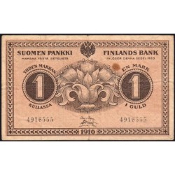Finlande - Pick 19_3 - 1 markan kullassa - 1916 - Etat : TB